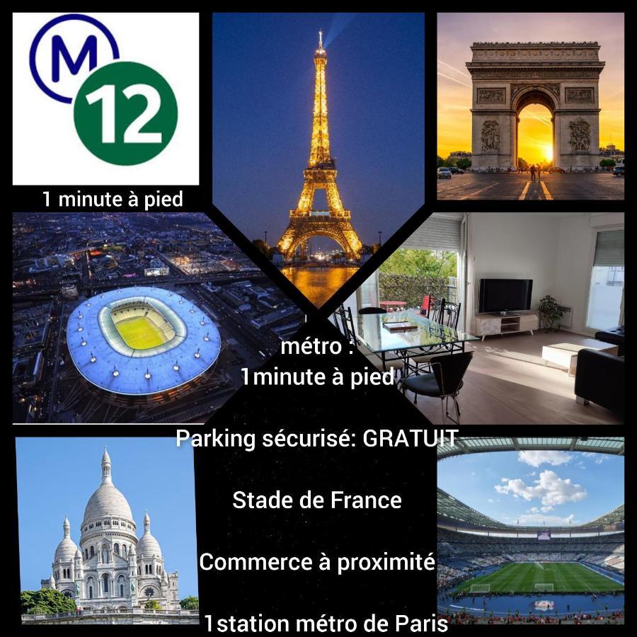 Big Logement , Jo2024, Stade De France, Paris, Metro , Parking Gratuit Saint-Denis  Exteriör bild